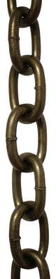 RCH Hardware Steel Standard Link Chandelier Chain, 10', Antique Brass, W30