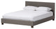 Elizabeth Fabric Upholstered Panel-Stitched Platform Bed, Queen