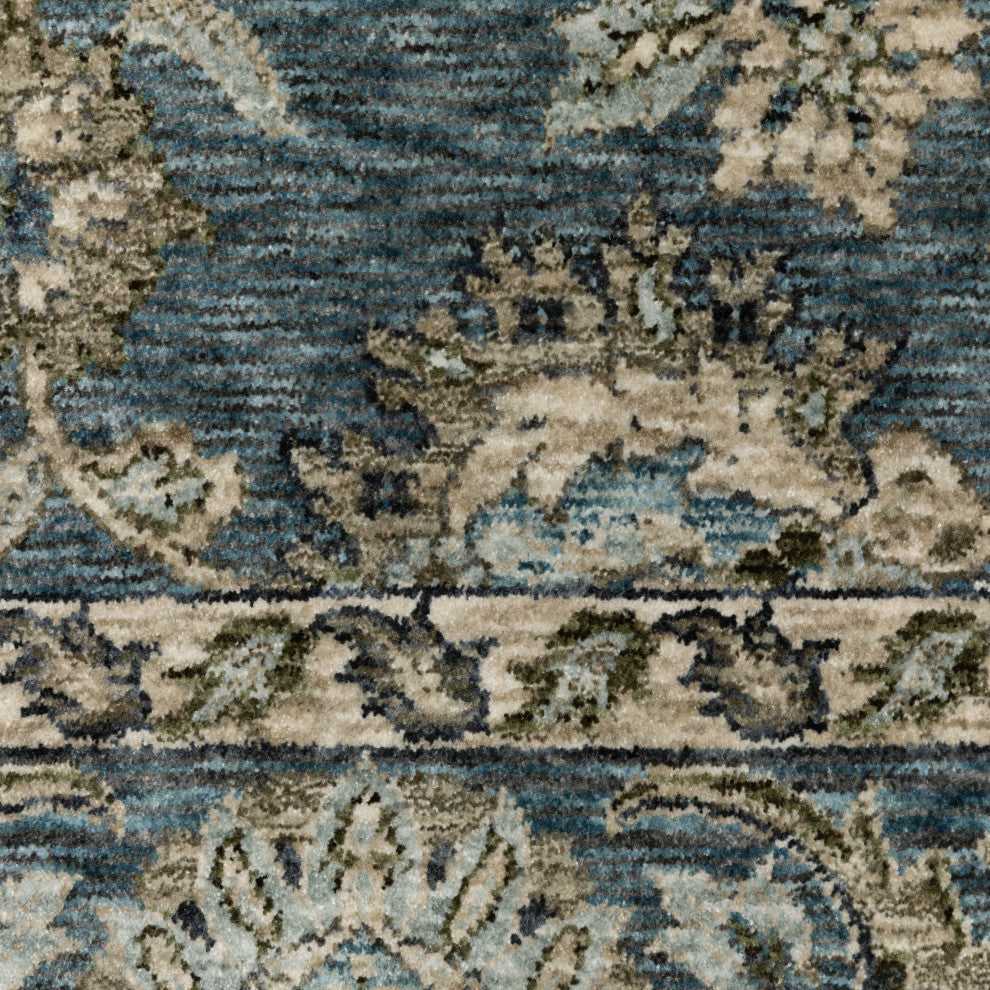 Oriental Weavers Aberdeen 070H1 Floral Rug, Blue, 5'3"x7'6"