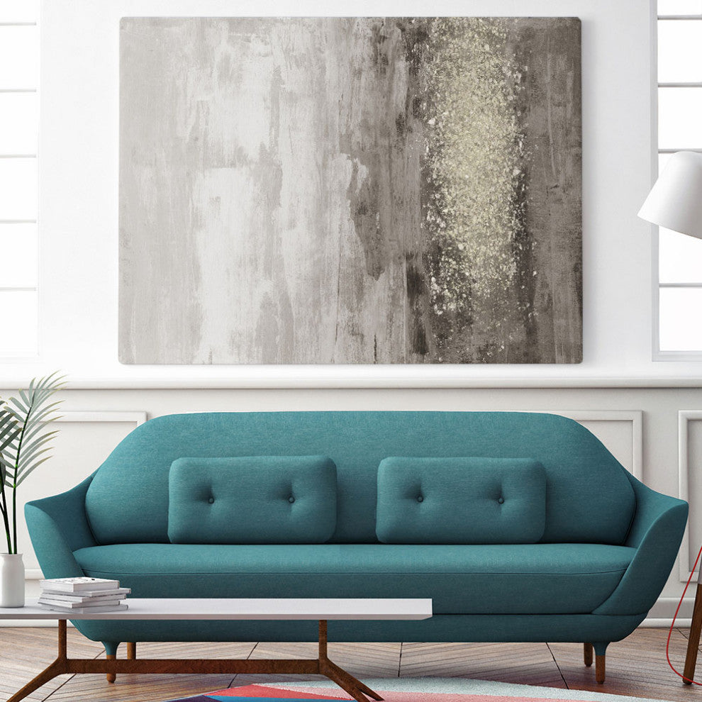 "Glitter Rain I" Fine Art Giant Canvas Print, 54"x72"