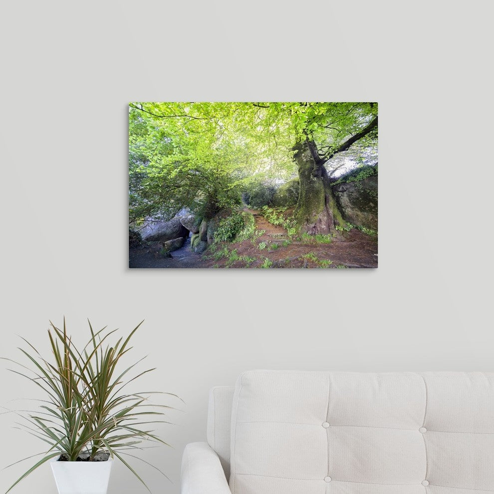 "Huelgoat Entrance" Wrapped Canvas Art Print, 24"x16"x1.5"