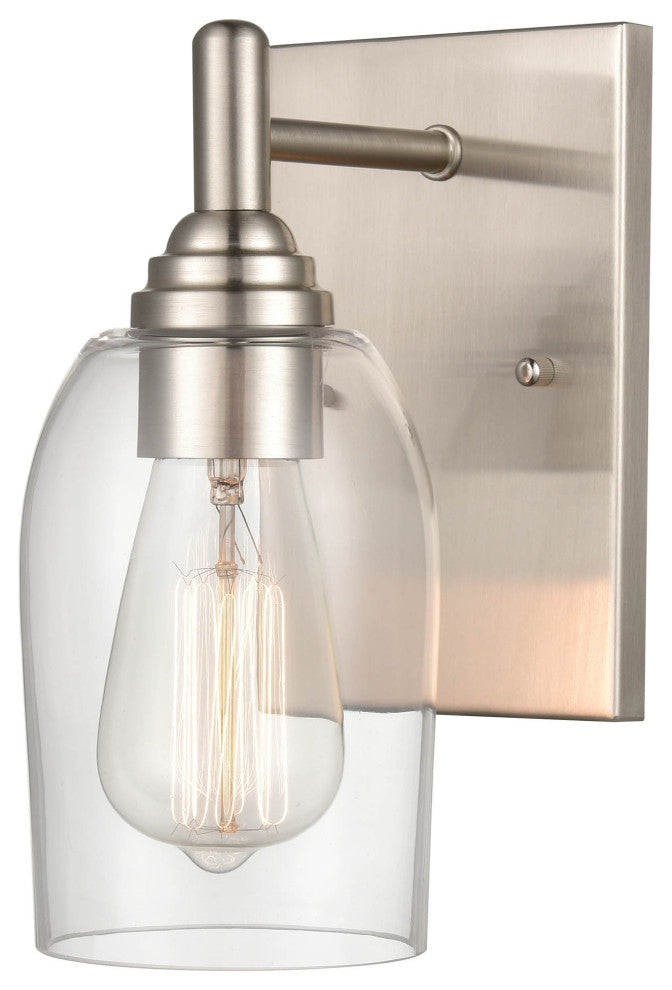 Arlett 1 Light 4.75 in. Brushed Nickel Bath Sconce