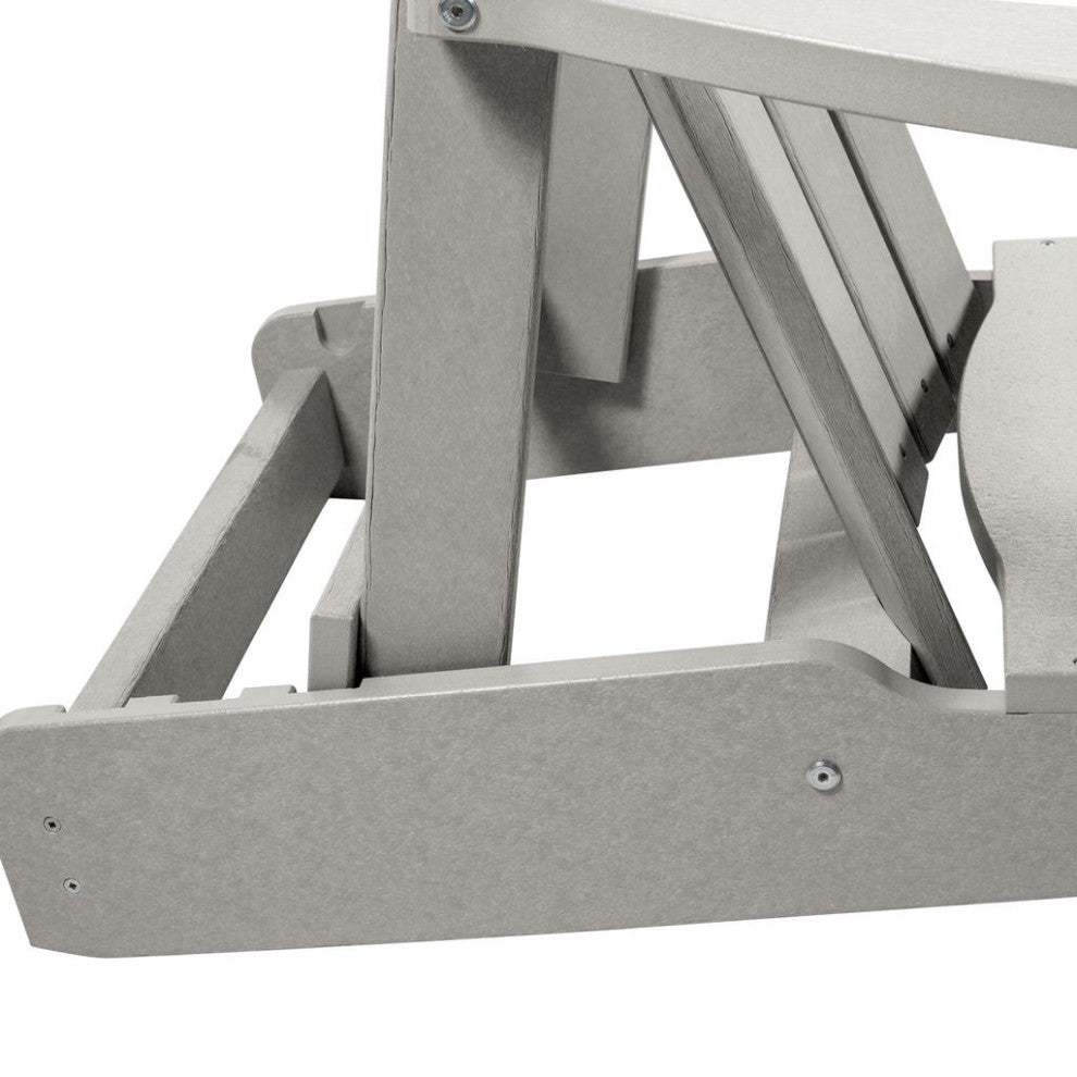 Cape Folding and Reclining Adirondack Chair, Cove Gray