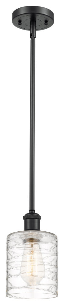 Innovations 516-1S-BK-G1113-LED 1-Light Mini Pendant, Matte Black