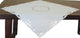 Arietta Embroidered Cutwork Spring Table Topper, 34"x34"