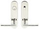 Copenhagen Lever, Tubular Entry Single Cylinder, RH, Polished Stainless Steel