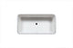 Malibu Bandon Rectangle Soaking Bathtub 59x32x24 Glossy White
