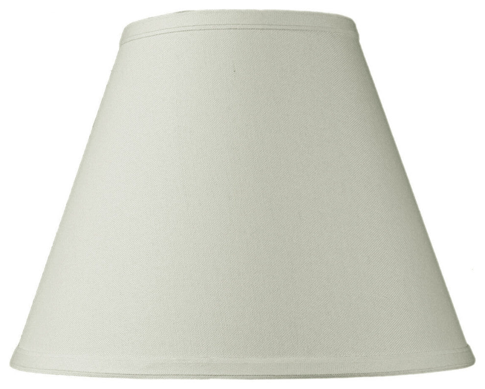 6x12x9 Hard Back Empire Lamp Shade Light Oatmeal