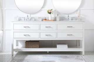 Elegant Lighting VF19072D Sinclaire 72" - White