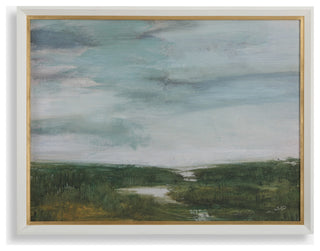 Uttermost - 32353 - Framed Print - The Path Of The Water - White Wood