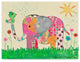 Jennifer Mccully 'Mosaic Elephant' Canvas Art, 19"x14"
