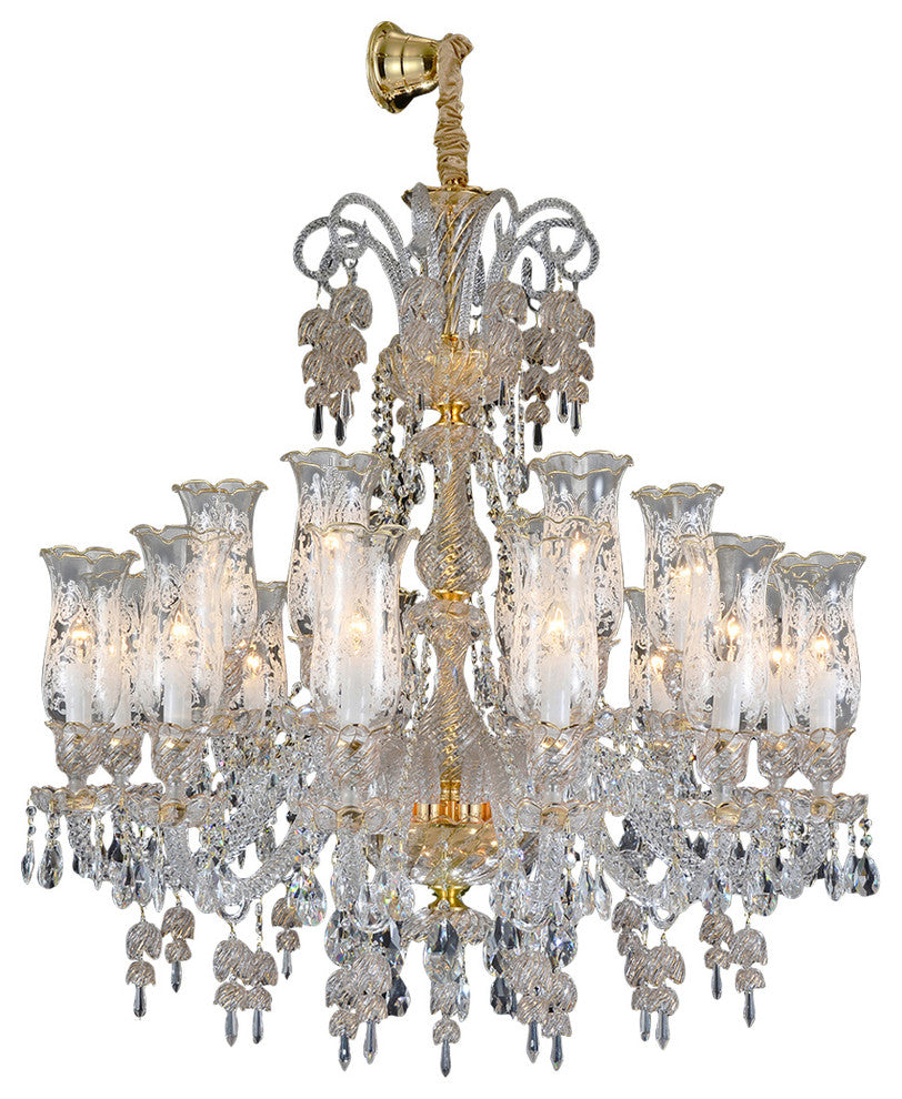 AICO Michael Amini 18-Light Garnier Chandelier