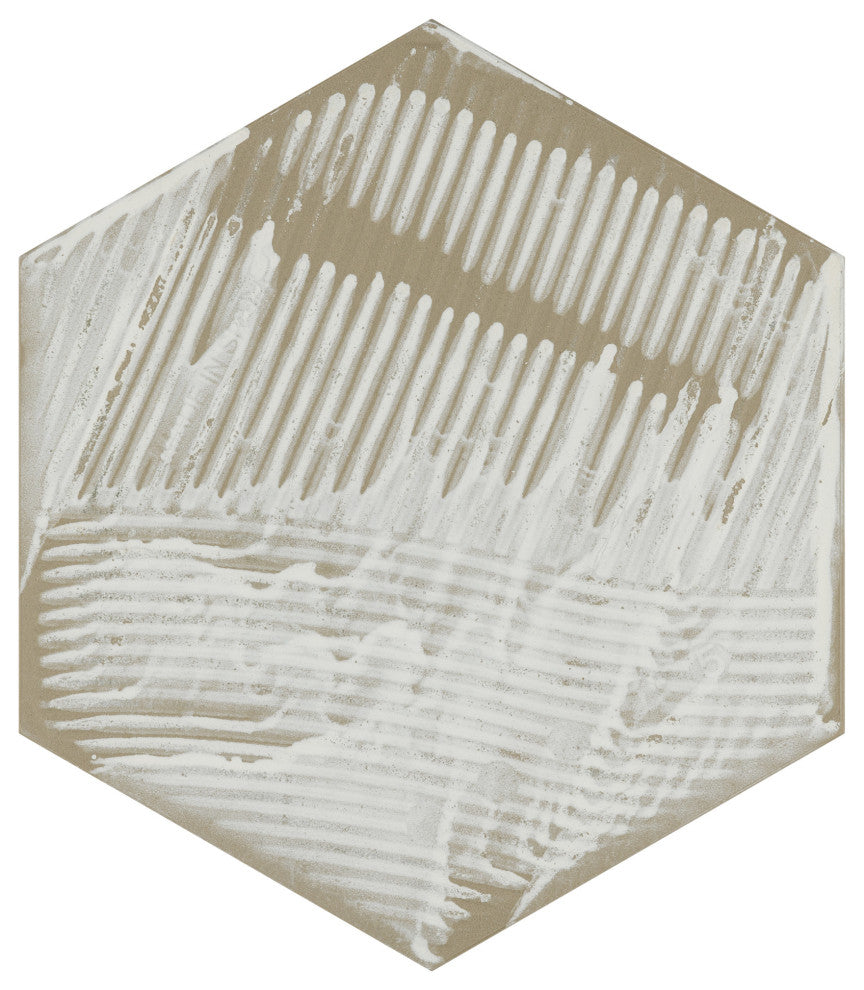 Raktion Hex Porcelain Floor and Wall Tile Sample
