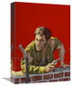 "The Hunt for Comrade Coudert" Stretched Canvas Giclee by Mort Kunstler, 12"x16"