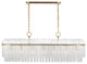 Generation Lighting Beckett Seven Light Linear Chandelier CC1307BBS
