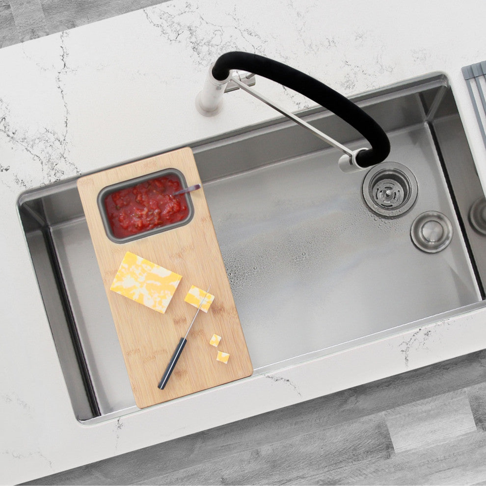 Workstation Cutting Board With 1 Container A-912
