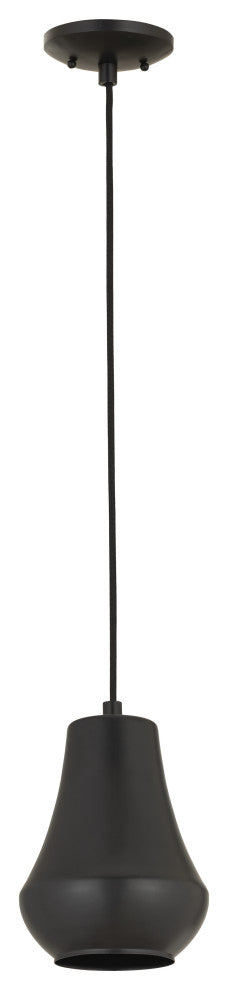 Innovations Lighting 654-1P-BK-7-LED Hartford 1 Light 7" Mini Pendant