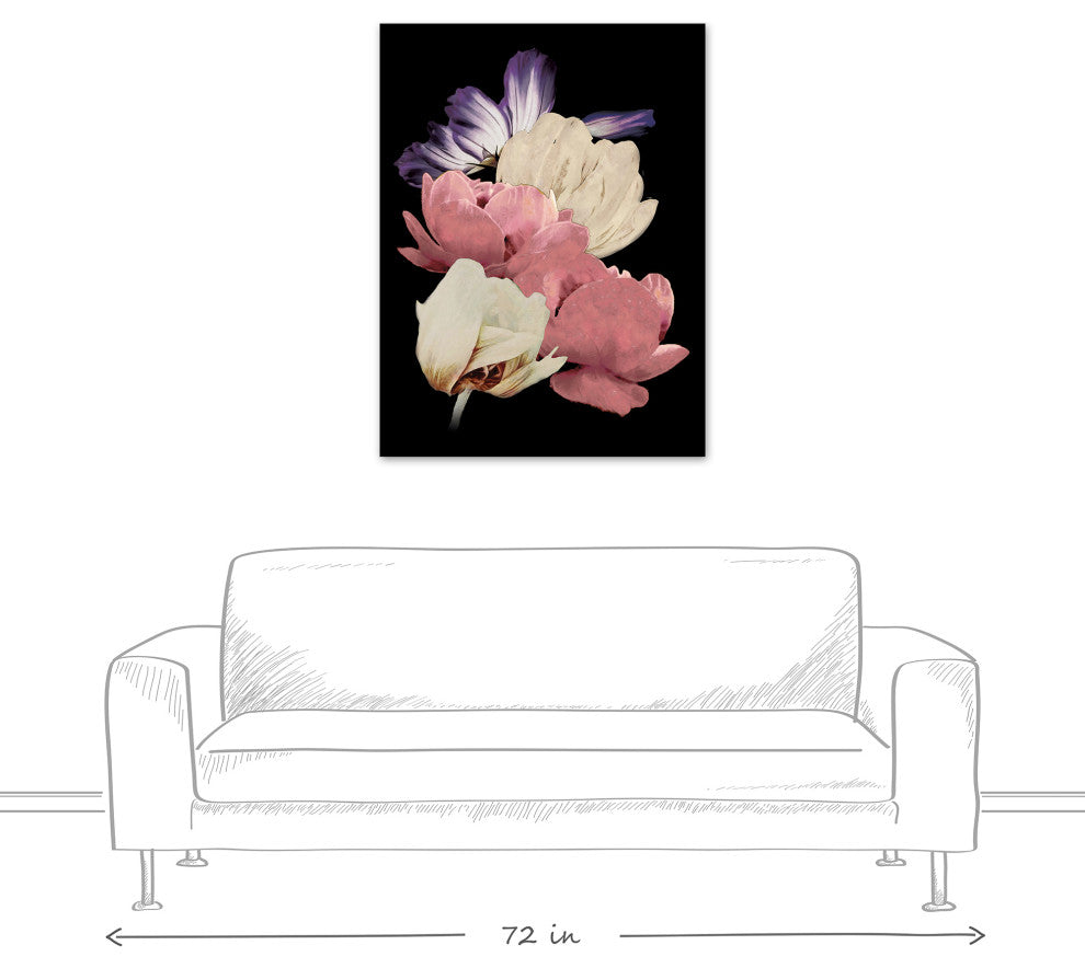 More Moody Flowers 30x40 Canvas Wall Art