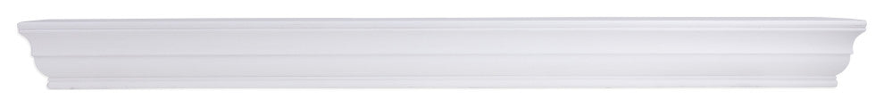 Dogberry Collections Shaker Wood Mantel, White, 48"