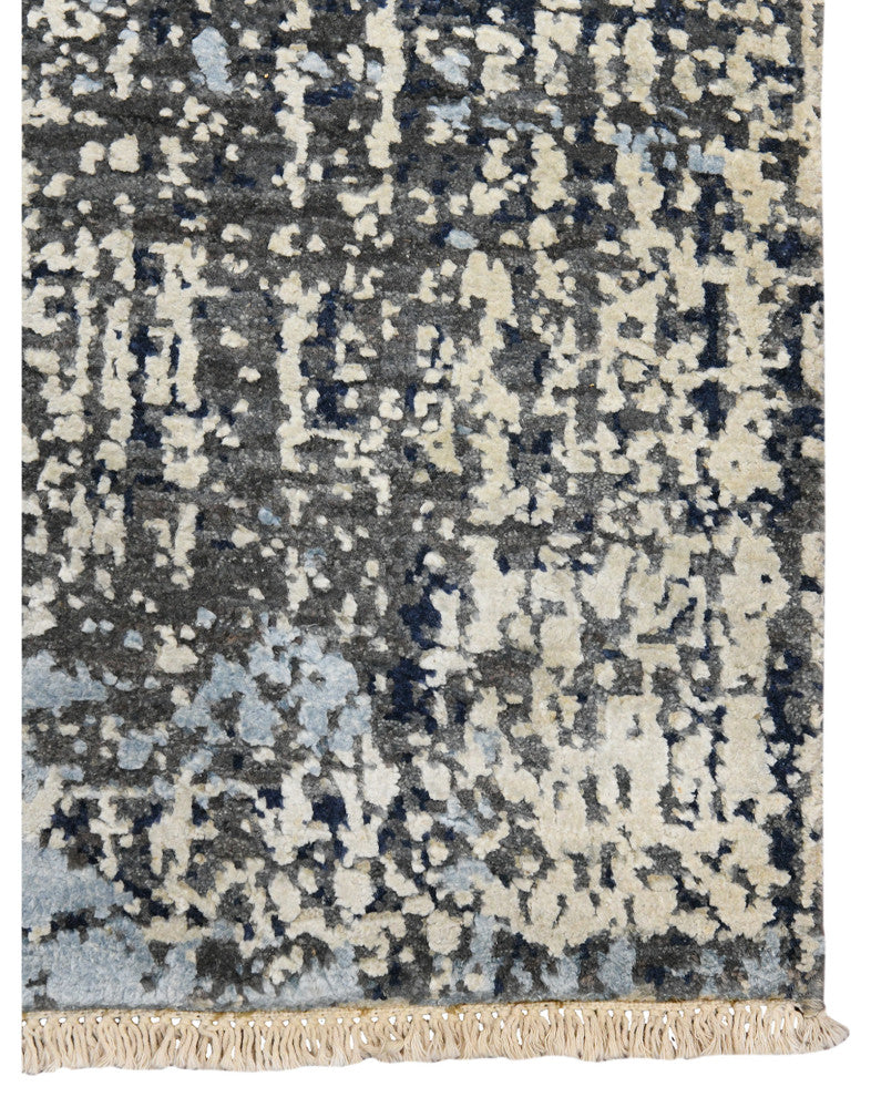 Majestic Casse Area Rug, Blue, 9' x 12', Abstract