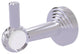 Pacific Beach Robe Hook with Twisted Accents, Satin Chrome
