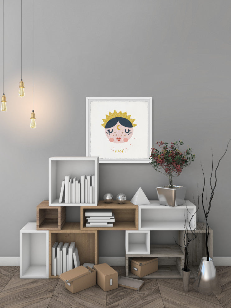 "I'm a Virgo" Framed Painting Print, 32x32