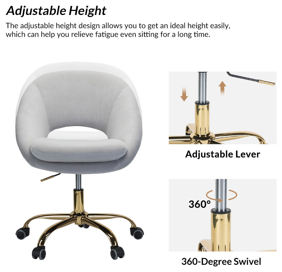 Savas Task Chair, Gray