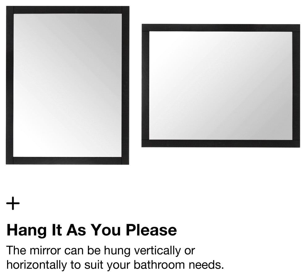 OVE Decors Tahoe 28"x36" Mirror, Espresso