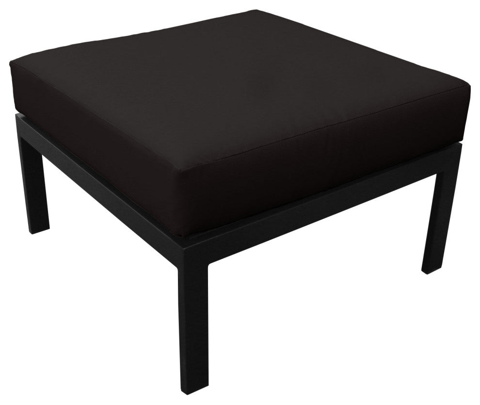 kathy ireland Madison Ave. Ottoman, Onyx