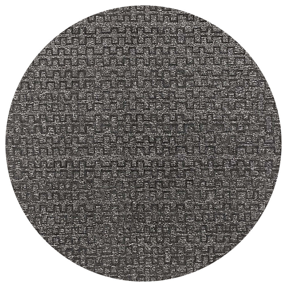 Ahgly Company Indoor Round Mid-Century Modern Area Rugs, 7' Round