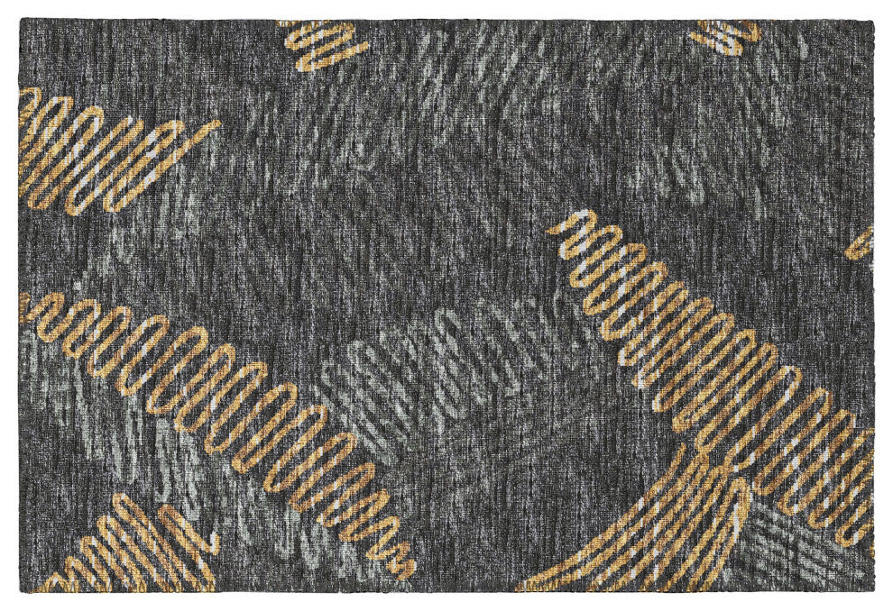 Indoor/Outdoor Sedona SN11 Shadow Machine Washable 1'8" x 2'6" Rug