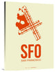"SFO San Francisco Poster 1" Fine Art Print