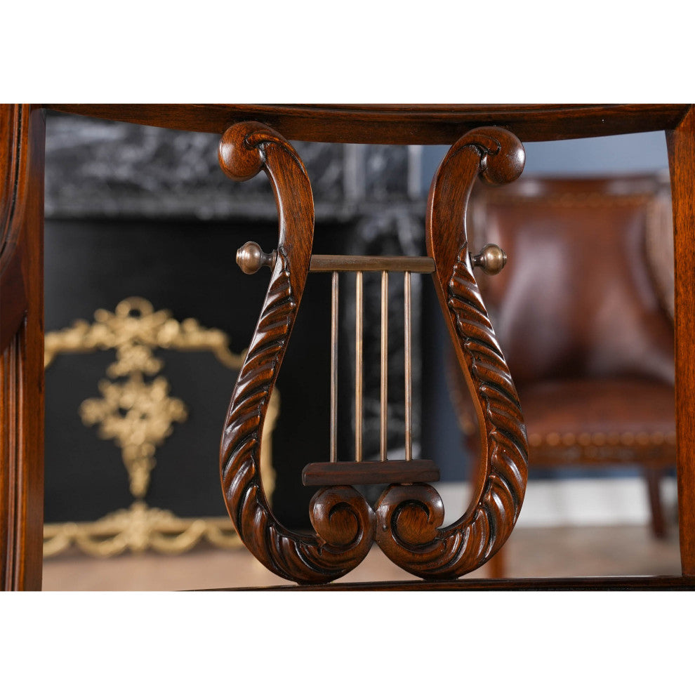 Mahogany Library Chair