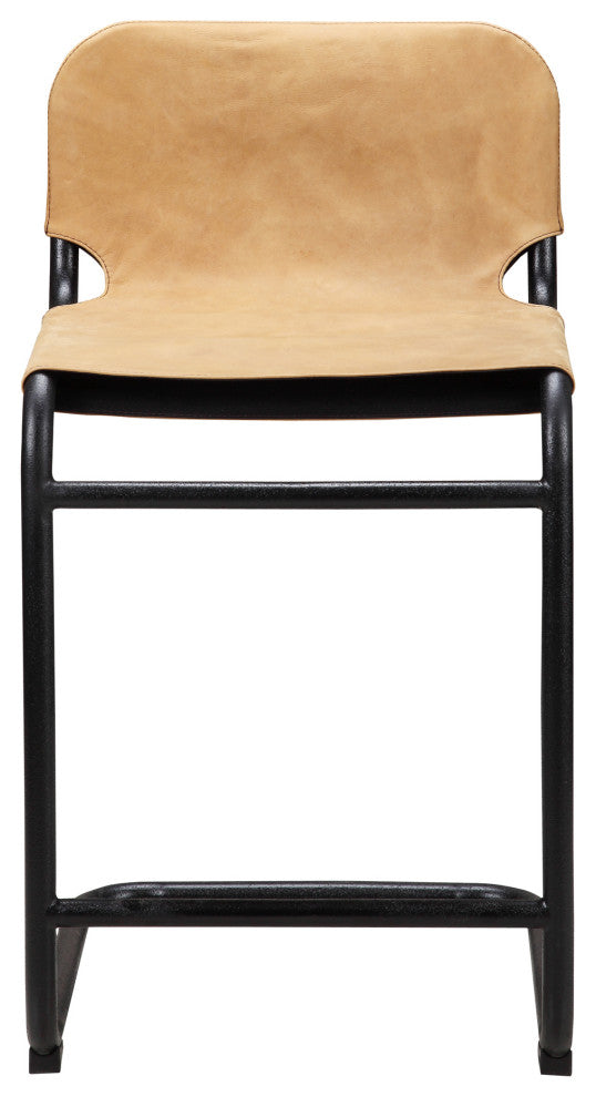 Industrial Baker Counter Stool Tan - M2 - Brown