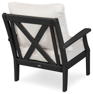 Braxton Deep Seating Chair, Slate Gray/Natural Linen