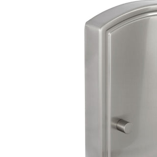 Adley Collection One-Light Brushed Nickel Etched Opal Glass Bath Vanity Light