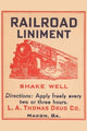 Railroad Liniment - Canvas Poster 20" x 30"