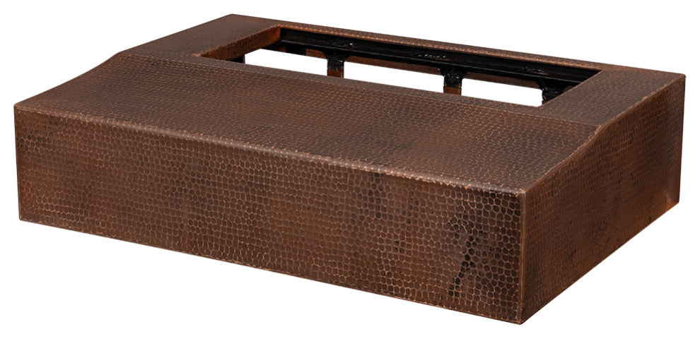 30" 390 CFM Hammered Copper Under Cabinet Range Hood With Slim Baffle Filter