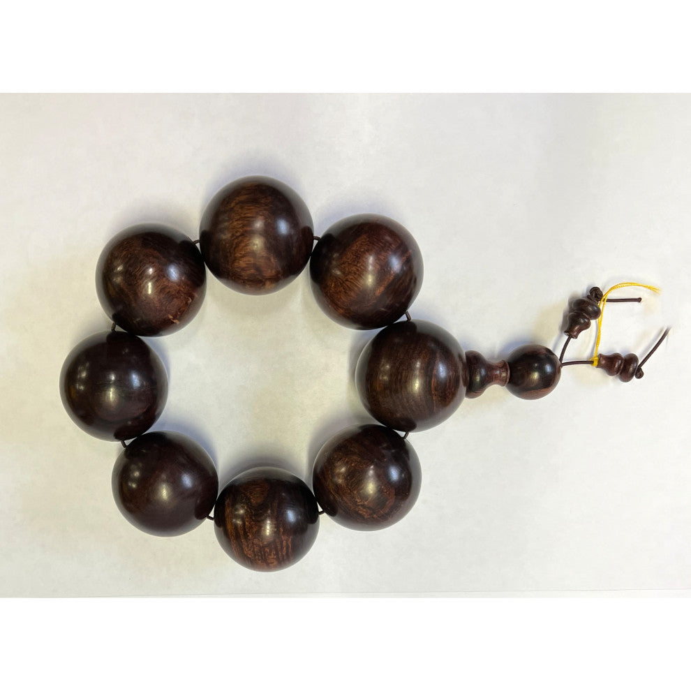 Chinese Huanghuali Rosewood Beads Hand Rosary Praying Bracelet Hws2412