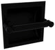 Carolina Recessed Toilet Paper Holder, Matte Black