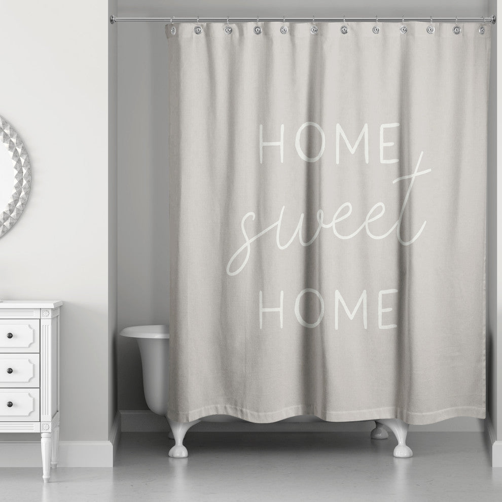 Home Sweet Home 3 71x74 Shower Curtain