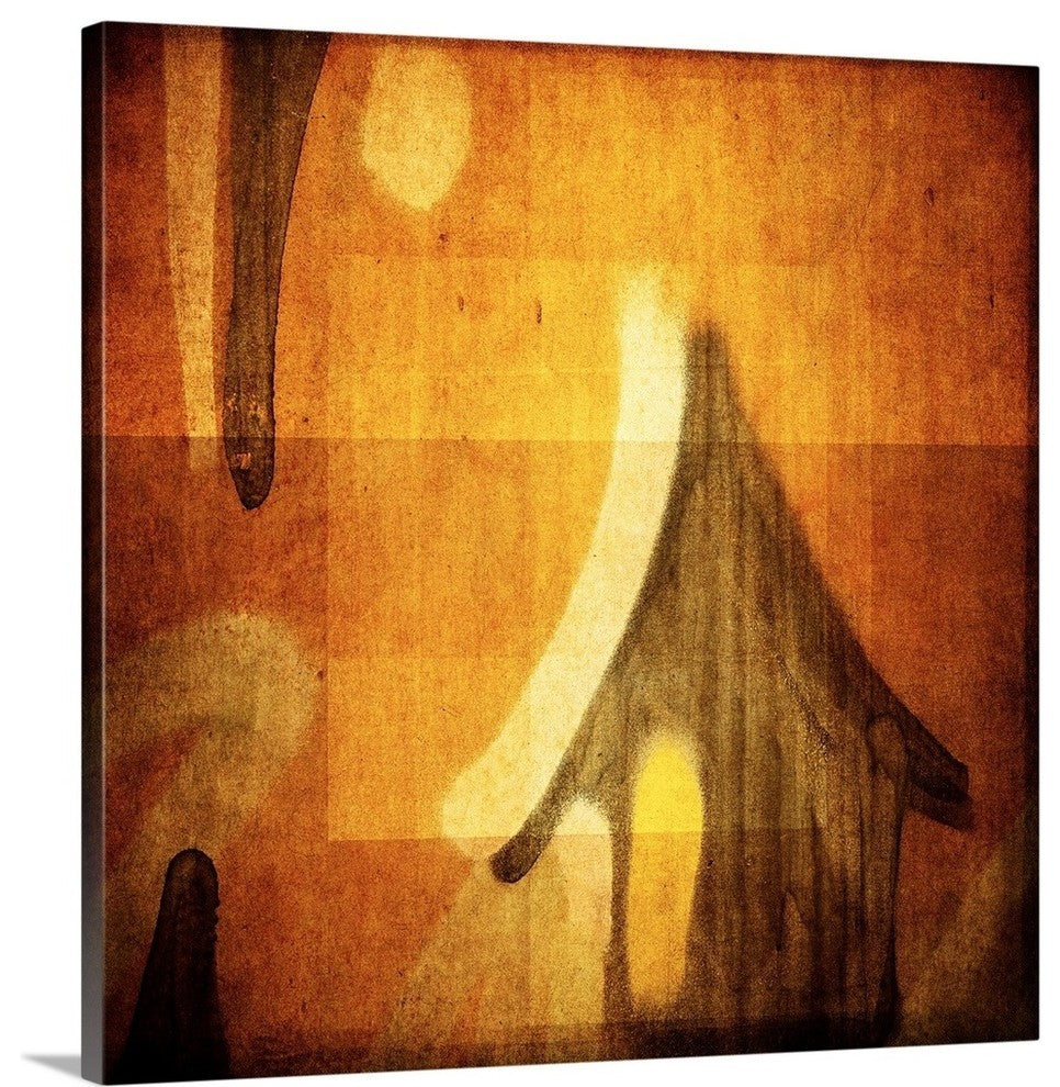 "Houses I" Wrapped Canvas Art Print, 24"x24"x1.5"
