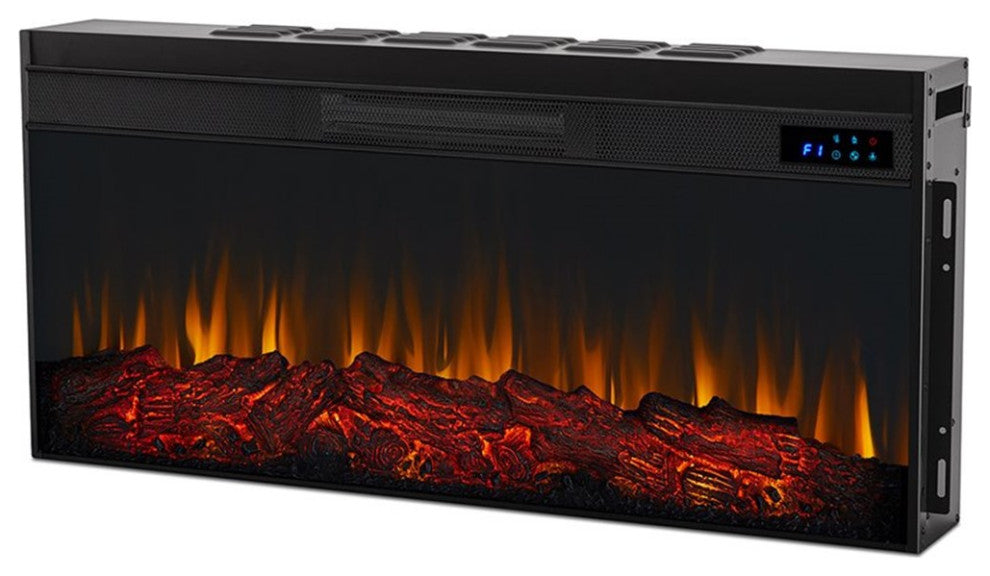 Real Flame Monte Vista Electric Fireplace Entertainment Center in White