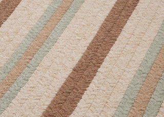 Colonial Mills Allure AL69 Misted Green Stripes Area Rug, Rectangular 4'x6'