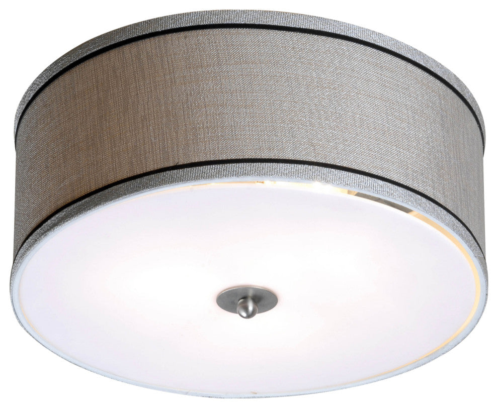 Kenroy 93346MS 2-Light Flush Mount, Margot