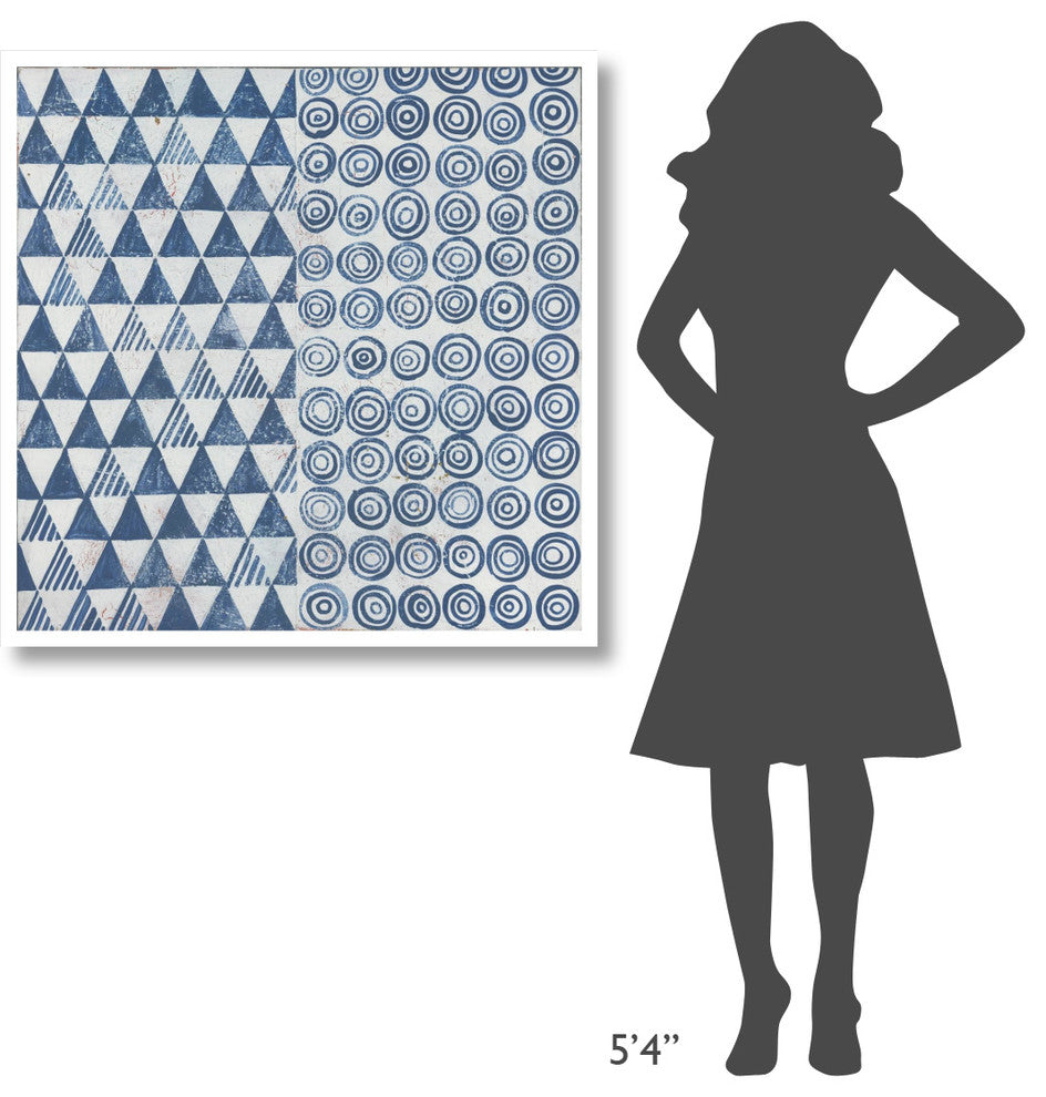 "Maki Tile I" Digital Paper Print by Kathrine Lovell, 38"x38"