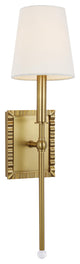1-Light Sconce, Burnished Brass