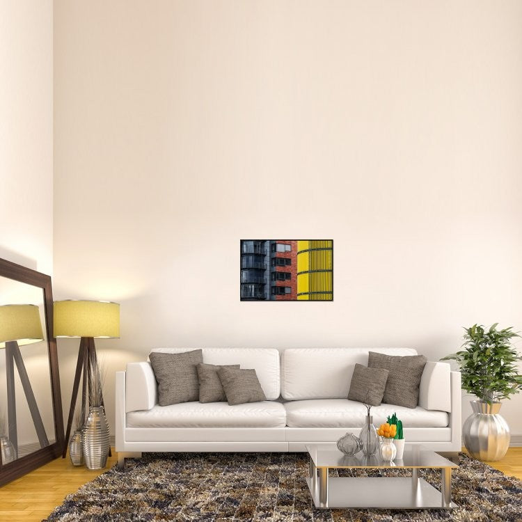 "Opposite Attraction Ii" Framed Canvas Giclee by Benjamin Brosdau, 31x21"