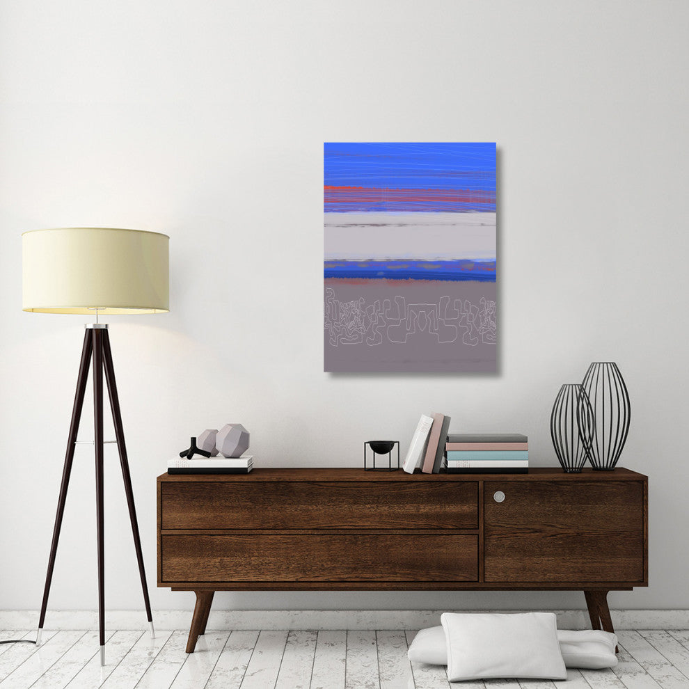 "Abstract  Blue View 1" Fine Art Print