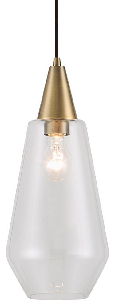 Uttermost Eichler 1-Light Mini Pendant 21559, Antique Brass